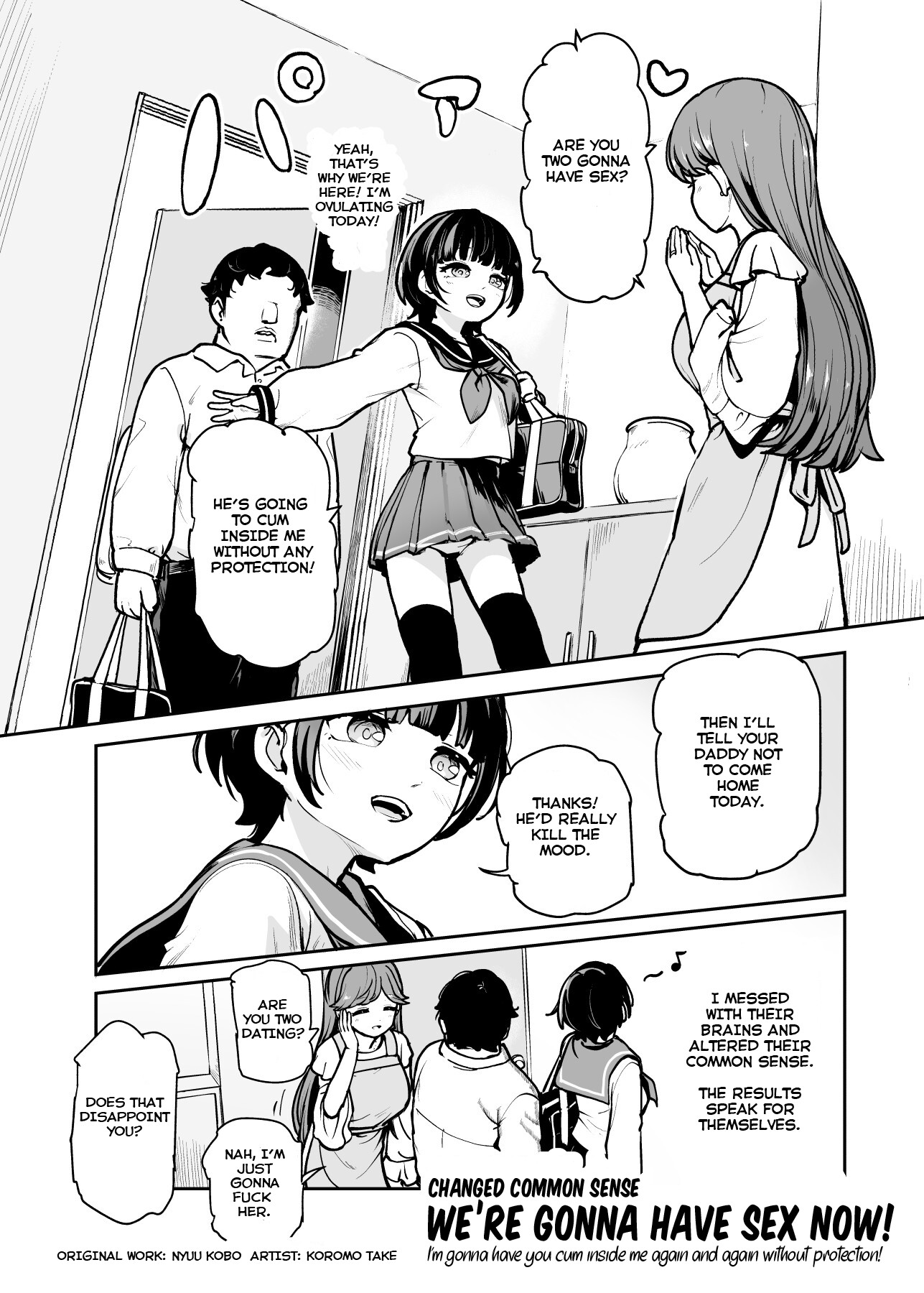 Hentai Manga Comic-Changed Common Sense ♪ We're Gonna Have Sex Now! EX-Read-5